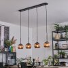 Koyoto Hängeleuchte Glas 15 cm Kupferfarben, 4-flammig