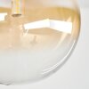 Chehalis Deckenleuchte Glas 15 cm Bernsteinfarben, Klar, 5-flammig