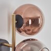 Koyoto Wandleuchte Glas 15 cm Gold, Schwarz, 3-flammig