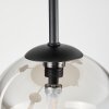 Chehalis Deckenleuchte Glas 15 cm Rauchfarben, 5-flammig