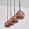 Ripoll Hängeleuchte Glas 15 cm Kupferfarben, 4-flammig