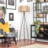 Soungou Stehleuchte 38 cm Schwarz, 1-flammig