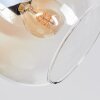 Koyoto Deckenleuchte Glas 15 cm Bernsteinfarben, Klar, 3-flammig