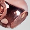 Ripoll Deckenleuchte Glas 15 cm Kupferfarben, 3-flammig