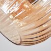 Koyoto Deckenleuchte Glas 15 cm Bernsteinfarben, 3-flammig