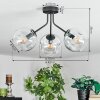 Ripoll Deckenleuchte Glas 15 cm Klar, 3-flammig