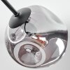 Ripoll Deckenleuchte Glas 15 cm Rauchfarben, 3-flammig