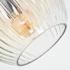Ripoll Deckenleuchte Glas 15 cm Bernsteinfarben, Klar, 3-flammig