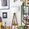 Soungou Stehleuchte 38 cm Braun, Naturfarben, Schwarz, 1-flammig