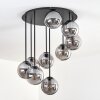 Gastor Deckenleuchte Glas 15 cm Rauchfarben, 9-flammig