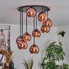 Koyoto Deckenleuchte Glas 15 cm Kupferfarben, 9-flammig