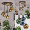 Ripoll Deckenleuchte Glas 15 cm Blau, Gold, Grün, 9-flammig