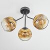 Ripoll Deckenleuchte Glas 15 cm Gold, Klar, 3-flammig