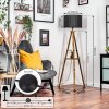 Soungou Stehleuchte 38 cm Braun, Naturfarben, Schwarz, 1-flammig