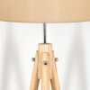 Soungou Stehleuchte 38 cm Chrom, Naturfarben, 1-flammig