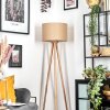 Soungou Stehleuchte 38 cm Holz hell, Weiß, 1-flammig