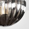 Chehalis Deckenleuchte Glas 12 cm Bernsteinfarben, Klar, Rauchfarben, 5-flammig