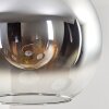 Koyoto Hängeleuchte Glas 30 cm Gold, Schwarz, 1-flammig