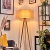 Soungou Stehleuchte 38 cm Naturfarben, Weiß, 1-flammig