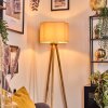 Soungou Stehleuchte 38 cm Naturfarben, Weiß, 1-flammig