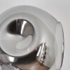 Ripoll Wandleuchte Glas 15 cm Gold, Schwarz, 3-flammig