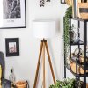 Soungou Stehleuchte 38 cm Naturfarben, Schwarz, 1-flammig