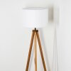 Soungou Stehleuchte 38 cm Naturfarben, Schwarz, 1-flammig