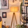 Soungou Stehleuchte 38 cm Naturfarben, Schwarz, 1-flammig