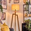 Soungou Stehleuchte 38 cm Naturfarben, Schwarz, 1-flammig