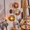 Ripoll Wandleuchte Glas 15 cm Gold, Schwarz, 3-flammig