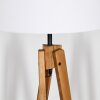 Soungou Stehleuchte 38 cm Naturfarben, Schwarz, 1-flammig