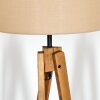 Soungou Stehleuchte 38 cm Naturfarben, Schwarz, 1-flammig