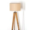 Soungou Stehleuchte 38 cm Naturfarben, Schwarz, 1-flammig