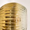 Ripoll Stehleuchte Glas 15 cm Gold, Klar, 5-flammig