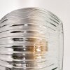 Ripoll Stehleuchte Glas 15 cm Chrom, Klar, Rauchfarben, 5-flammig