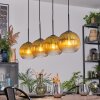 Koyoto Hängeleuchte Glas 20 cm Gold, Klar, 4-flammig