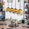 Koyoto Hängeleuchte Glas 20 cm Gold, Klar, 4-flammig
