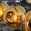 Ripoll Hängeleuchte Glas 20 cm Gold, 4-flammig