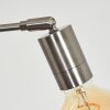 Codecreo Stehleuchte Nickel-Matt, Schwarz, 5-flammig