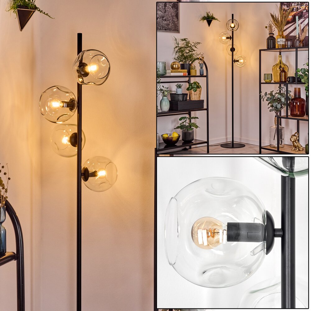 Ripoll Stehleuchte Glas 15 cm Klar, 4-flammig main product photo
