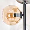 Ripoll Stehleuchte Glas 15 cm Bernsteinfarben, Klar, Rauchfarben, 4-flammig