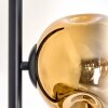 Ripoll Stehleuchte Glas 15 cm Gold, Klar, 4-flammig