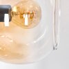 Koyoto Stehleuchte Glas 15 cm Bernsteinfarben, Klar, Rauchfarben, 6-flammig