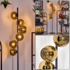 Koyoto Stehleuchte Glas 15 cm Gold, 6-flammig