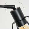 Yaak Stehleuchte Schwarz, 3-flammig