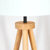 Soungou Stehleuchte 38 cm Naturfarben, Schwarz, 1-flammig