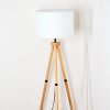 Soungou Stehleuchte 38 cm Naturfarben, Schwarz, 1-flammig