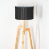 Soungou Stehleuchte 38 cm Naturfarben, Schwarz, 1-flammig