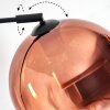 Koyoto Stehleuchte Glas 25 cm Schwarz, 1-flammig