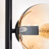 Koyoto Stehleuchte Glas 15 cm Bernsteinfarben, Klar, 4-flammig